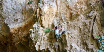Hassan in the Osp cave